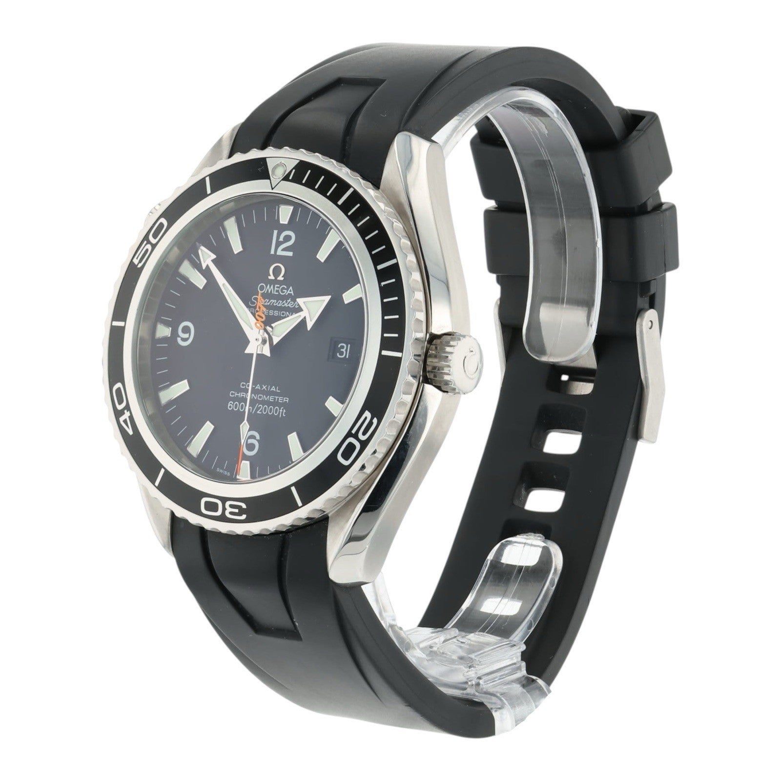 Omega Seamaster Planet Ocean 007 Steel Black Dial 45.5mm Auto Mens 2907.50.91