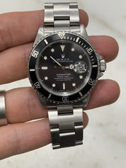 Rolex Submariner Black Dial Stainless Steel 40mm Automatic Mens Watch 16610