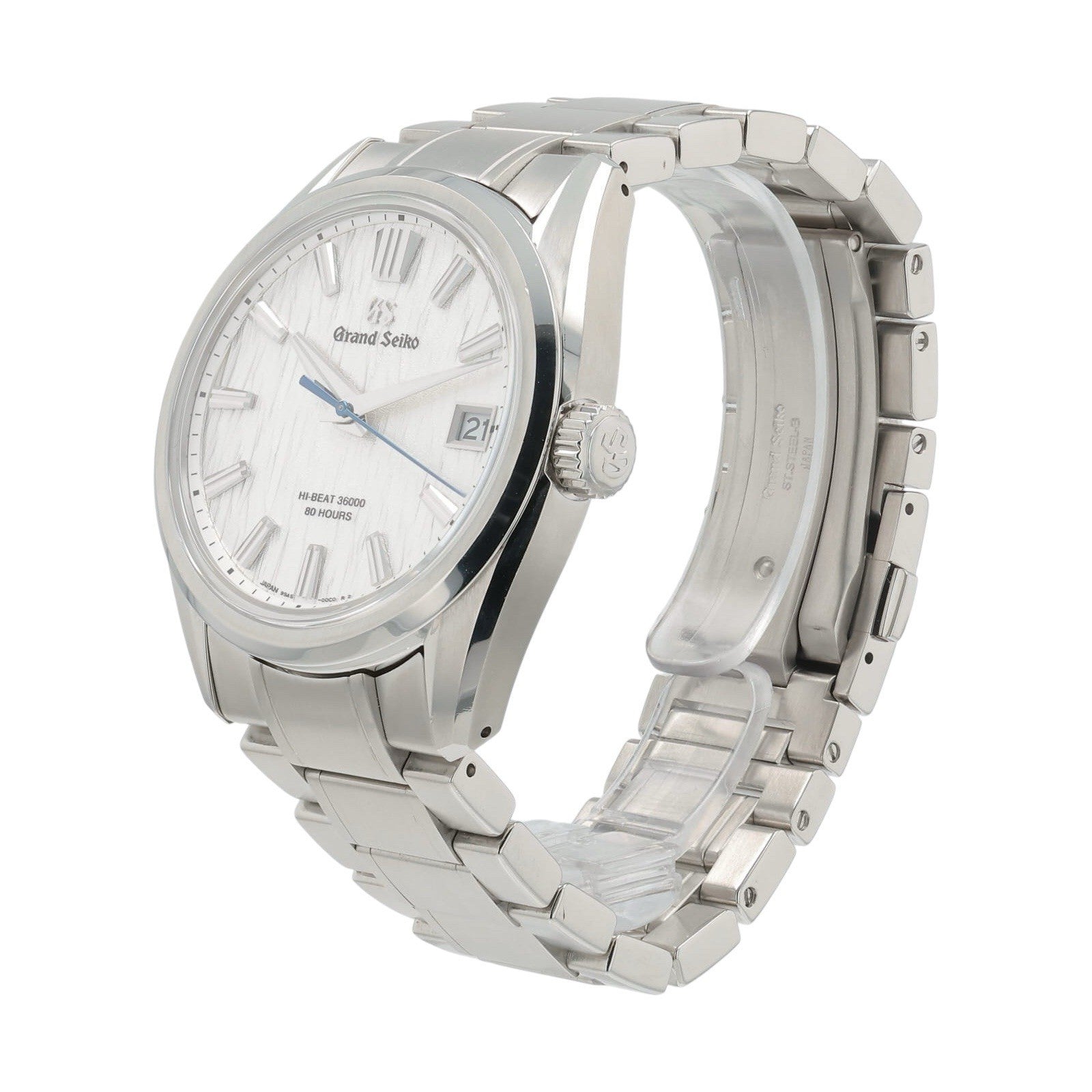 Grand Seiko Stainless Steel Silver Dial 40mm Automatic Mens Watch SLGH005