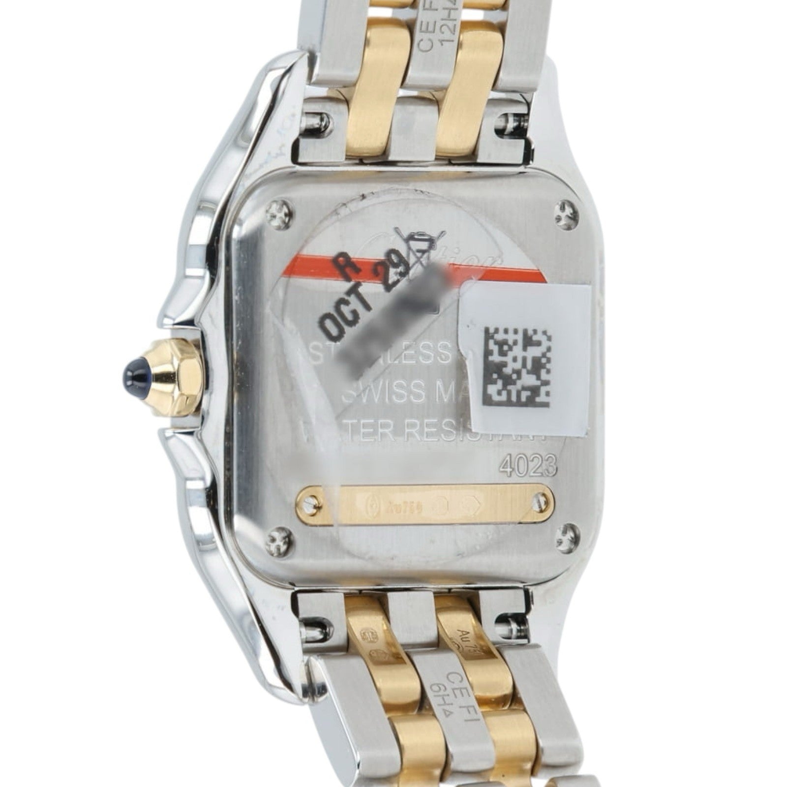 Cartier Panthere Silver Dial Gold & Steel 23x30mm Quartz Women’s Watch W2PN0018