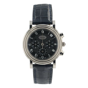 Parmigiani Fleurier Toric 18k White Gold Black Dial 40mm Automatic Mens Watch