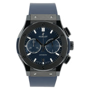 Hublot Classic Fusion Blue Dial Ceramic 45mm Automatic Mens Watch 521.CM.7170.RX