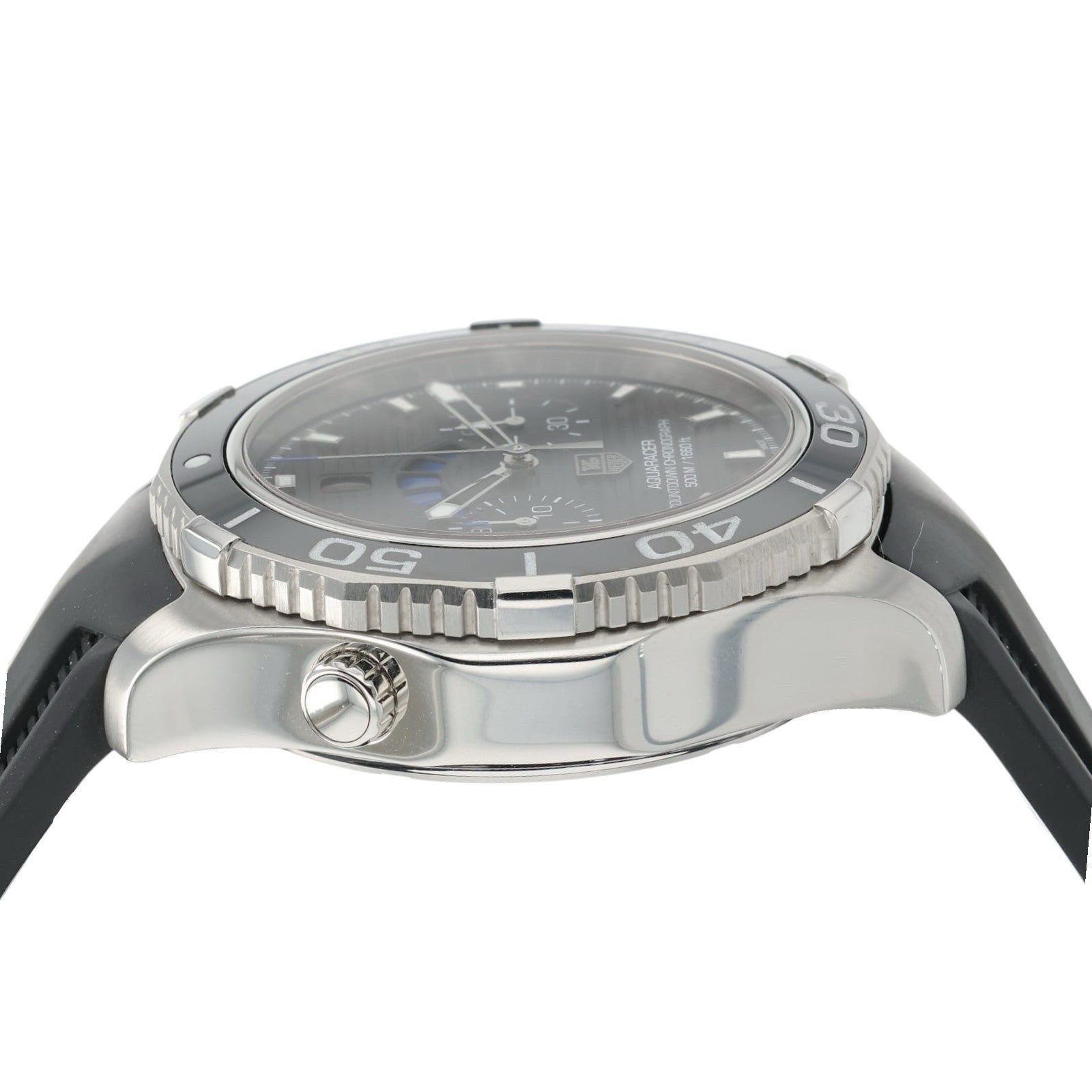 Tag Heuer Aquaracer Black Dial Stainless Steel 46.2mm Automatic Men’s CAK211A
