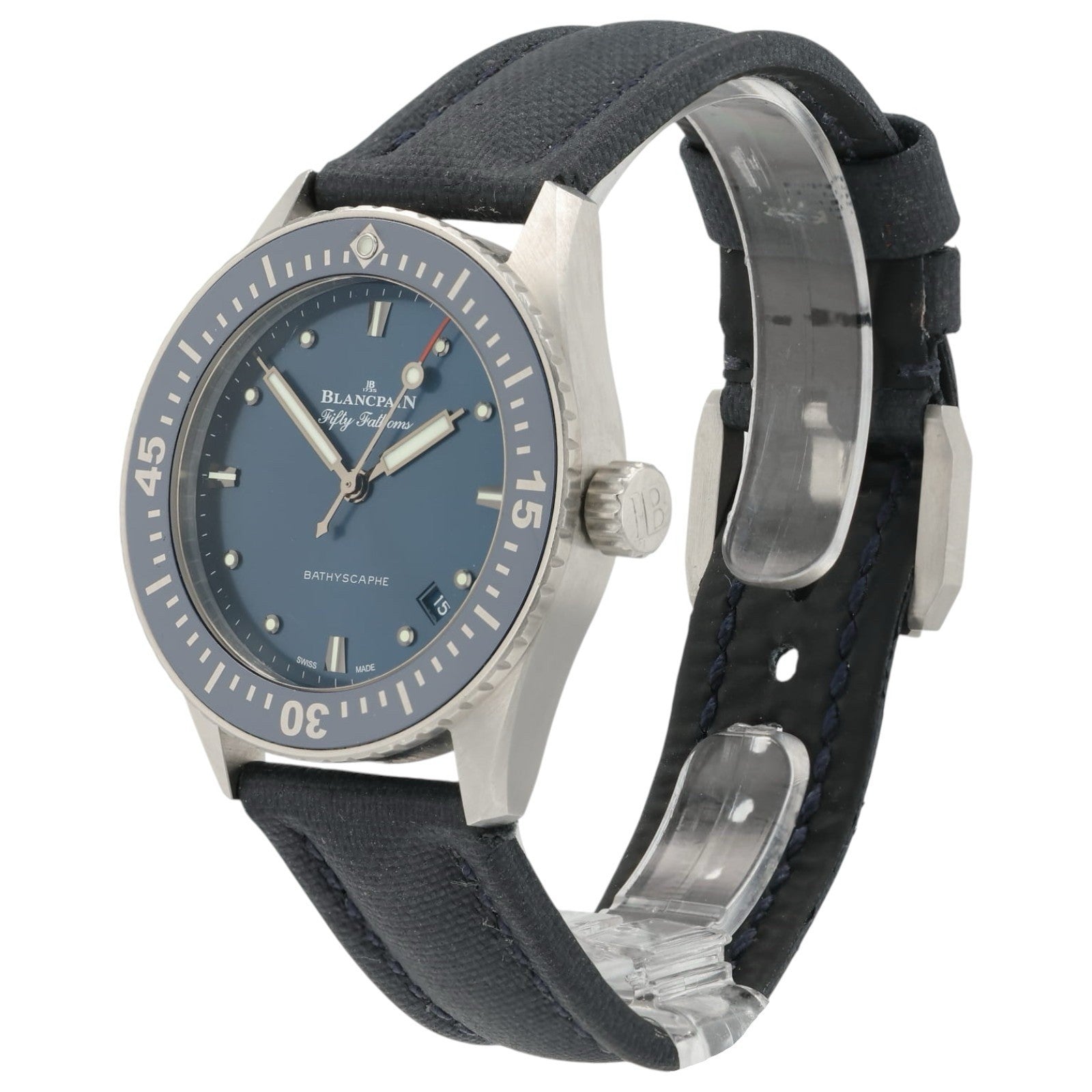 Blancpain Fifty Fathoms Blue Dial Steel 38mm Automatic Men’s 5100-1140-052A