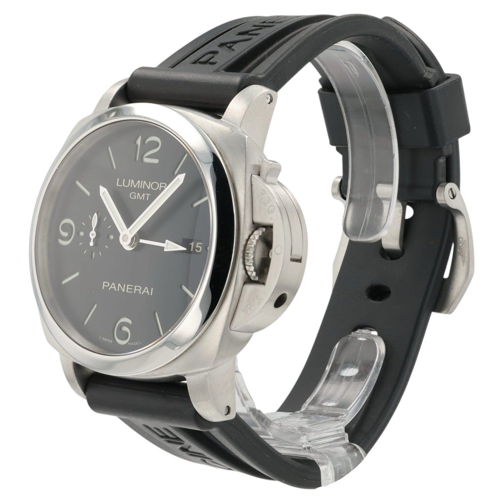 Panerai Luminor GMT Black Dial Stainless Steel 44mm Auto Men's Watch PAM00320