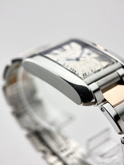 Cartier Tank Anglaise Automatic 39x29mm  Rose Gold And Steel W53100037