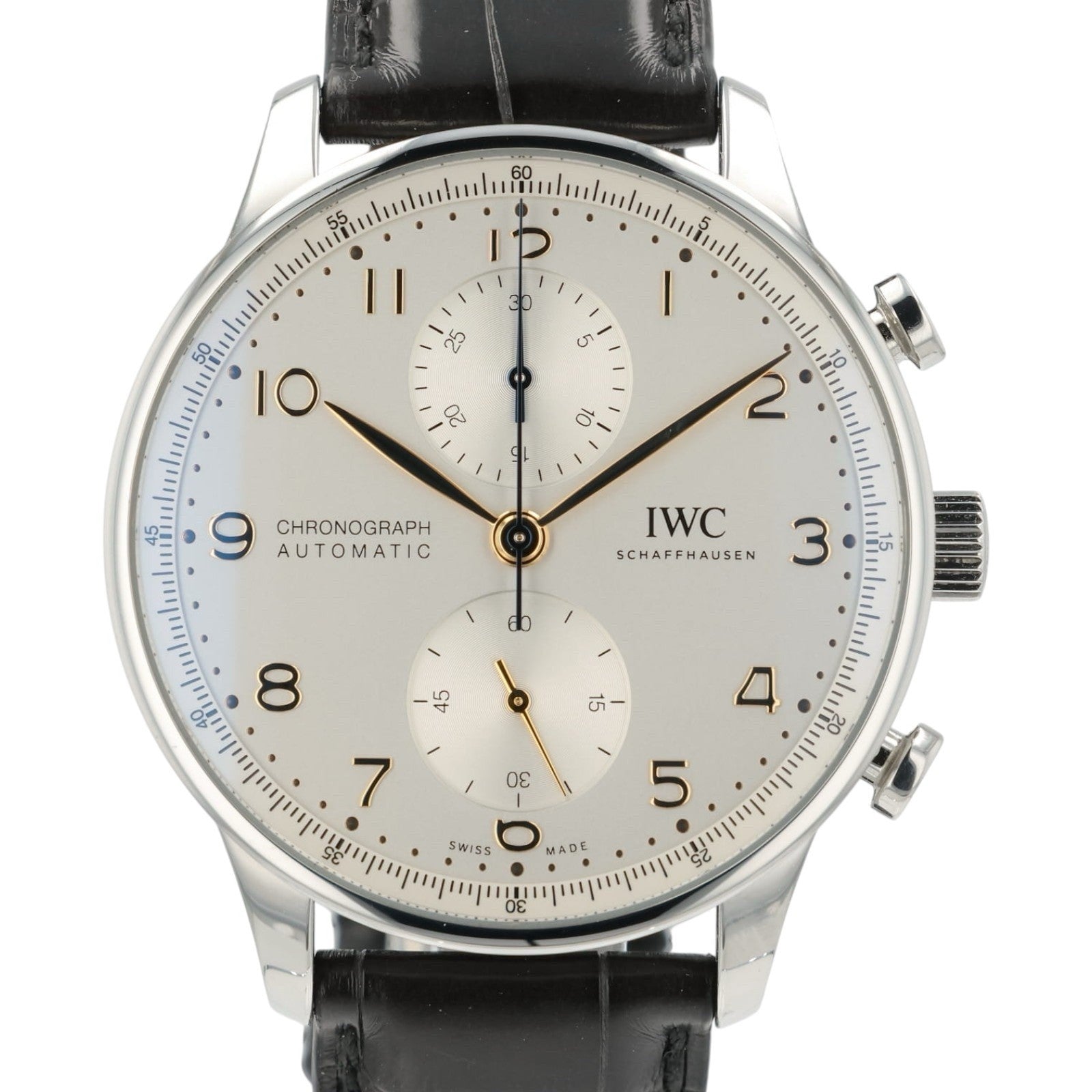 IWC Portuguese Silver Dial Stainless Steel 41mm Automatic Men’s Watch IW371604