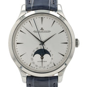 Jaeger-LeCoultre Master Silver Dial Moon Phase Steel 36mm Auto Mens Q1248420