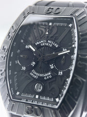 Franck Muller Vanguard Titanium Black Dial 45mm Automatic Mens 8900 CC DT GPJ