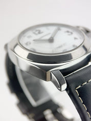 Panerai Luminor Stainless Steel White Dial 44mm Wind Up Men’s Watch PAM00114