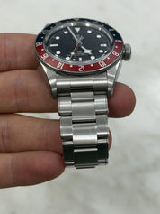 Tudor Black Bay GMT Pepsi Black Dial Stainless Steel Men's Watch 79830RB