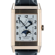 Jaeger LeCoultre Reverso 18k Rose Gold Silver Dial 26mm Manual Wind Q2752420