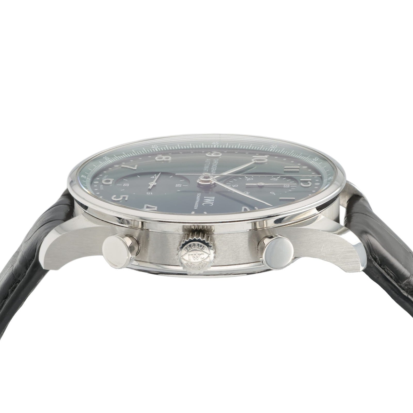IWC Portugieser Chrono Green Dial Stainless Steel 41mm Automatic Mens IW371615