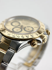 Rolex Daytona Gold Dial 40mm Automatic Men's Watch - Ref. 16523 18k Gold/steel