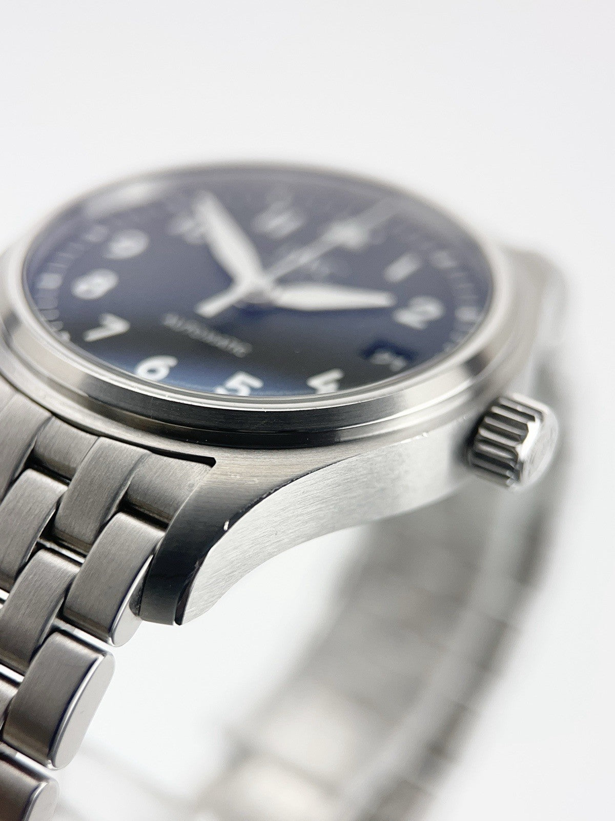 IWC Pilot Date Stainless Steel Black Dial 36mm Automatic Men's Watch IW324010
