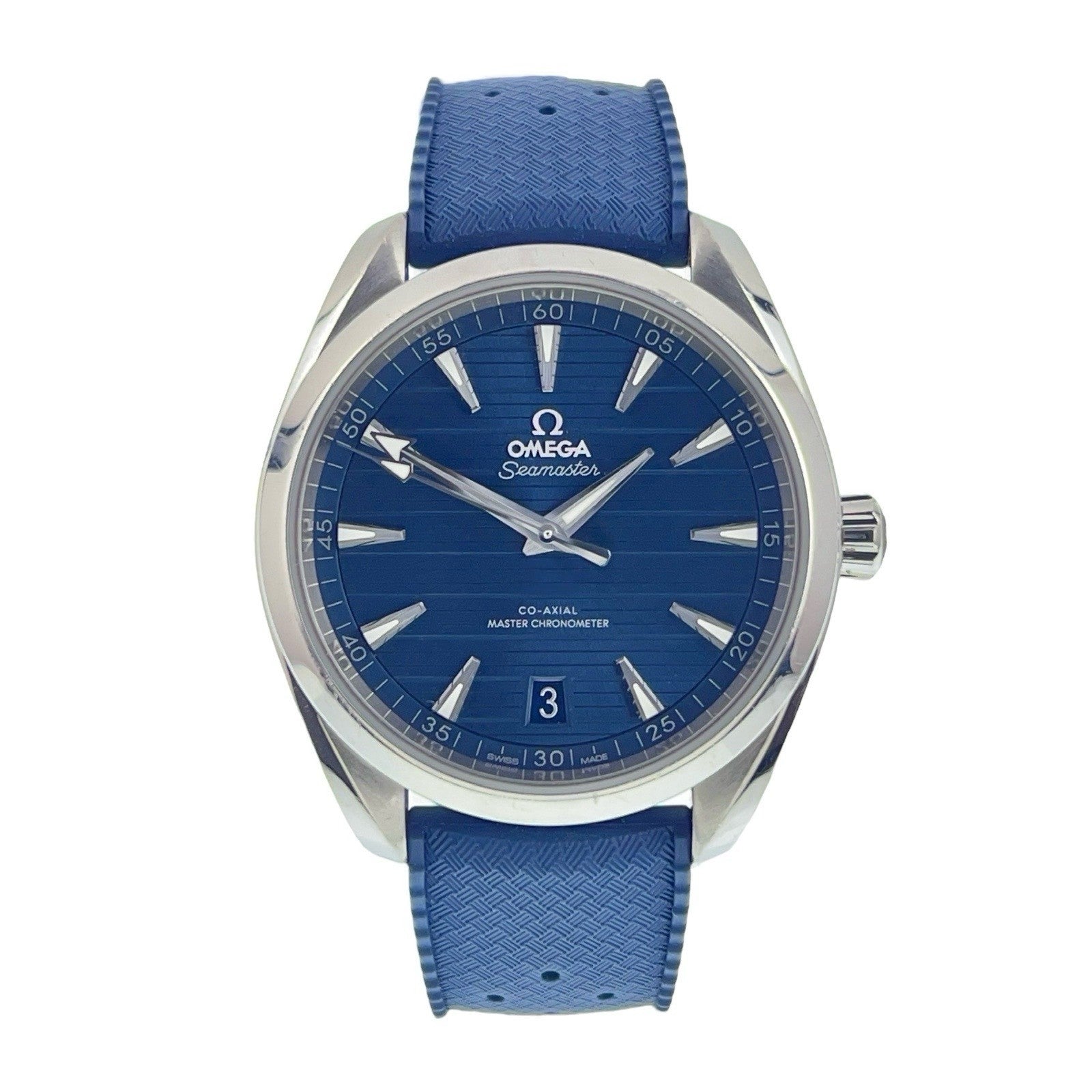 Omega Seamaster Steel Blue Dial 41mm Automatic Mens Watch 220.13.41.21.03.003