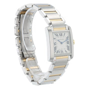 Cartier Tank Francaise Steel and Gold White Dial 25mm Quartz Women’s W2TA0003
