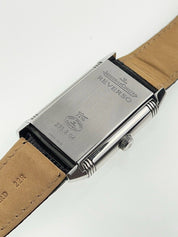 Jaeger LeCoultre Grande Reverso 976 Steel Black Dial Manual Wind Watch Q3738470