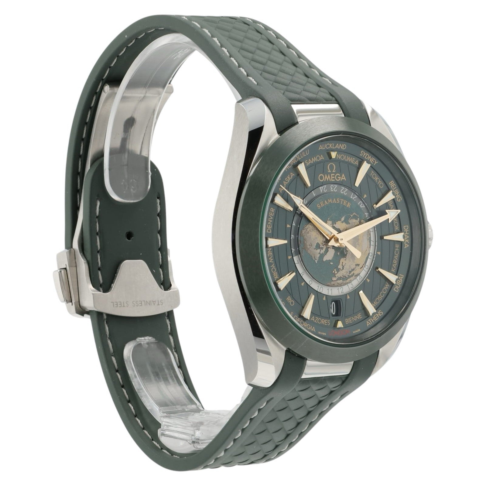 Omega Seamaster Aqua Terra Green Dial Steel 43mm Automatic 220.32.43.22.10.001