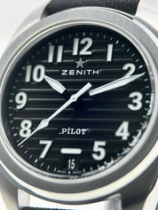 NEW 2024 Zenith Pilot Stainless Steel 40mm Automatic Men’s Watch 03.4000.3620