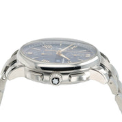 Montblanc Star Legacy Blue Dial Stainless Steel 42mm Automatic Mens Watch 130972