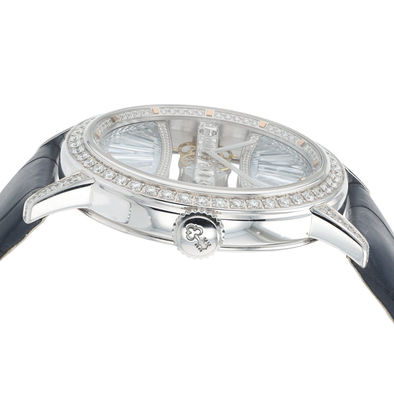 Corum Golden Bridge Round 18k White Gold Skeleton Dial 39mm Manual B113/03169