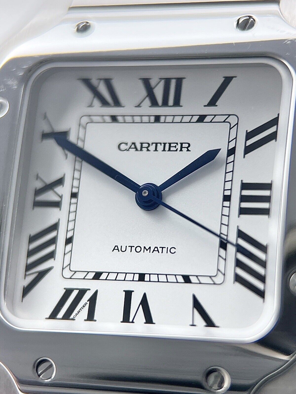 Cartier Santos Medium WSSA0029 Stainless Steel Automatic Watch 35x41mm - B&P