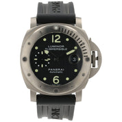 Panerai Luminor Submersible Black Dial Titanium 44mm Automatic Mens PAM00025