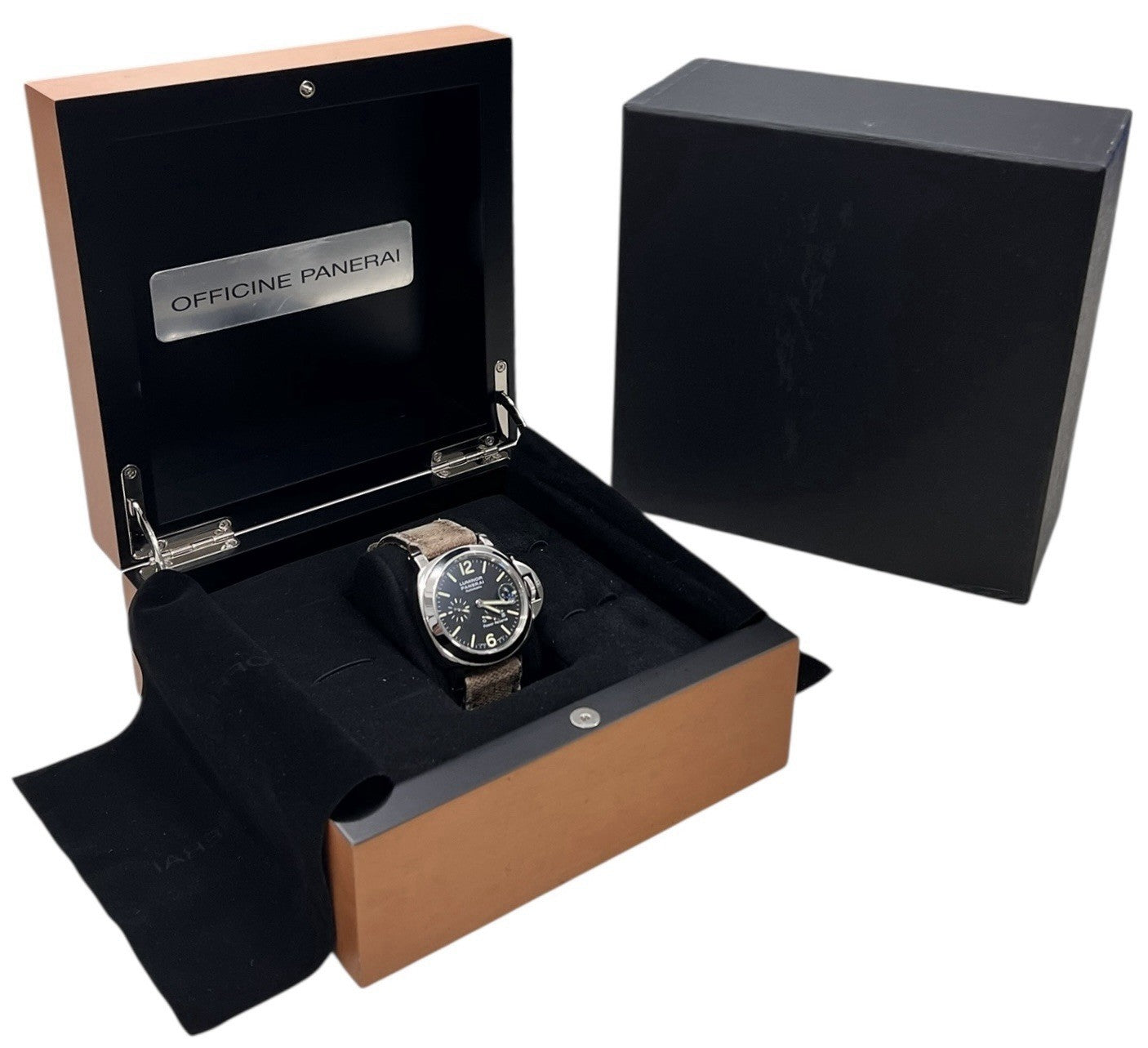 Panerai Luminor Stainless Steel Black Dial 44mm Automatic Men's Watch PAM0090