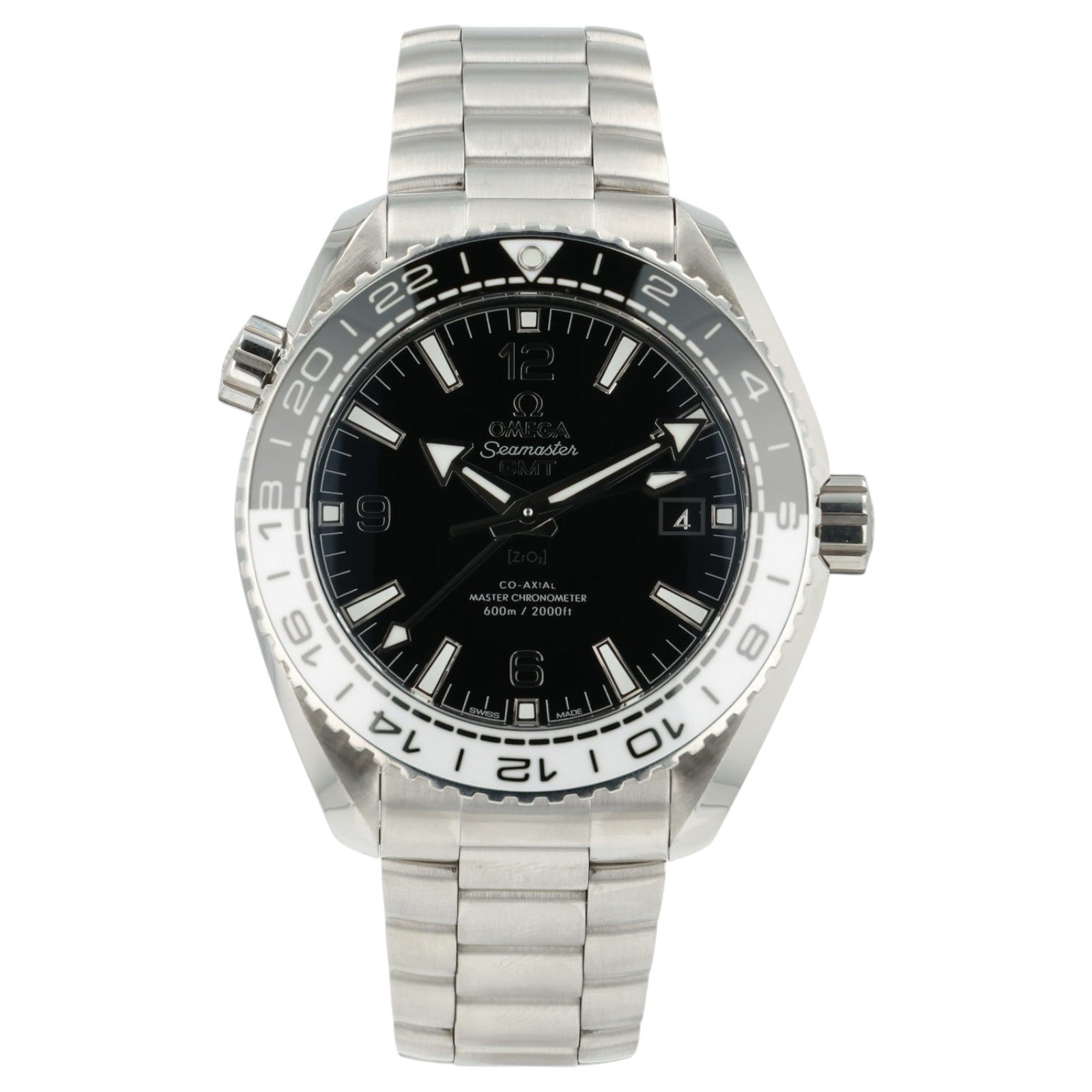 Omega Seamaster Oreo Black Dial Steel 43.5mm Auto Mens Watch 215.30.44.22.01.001