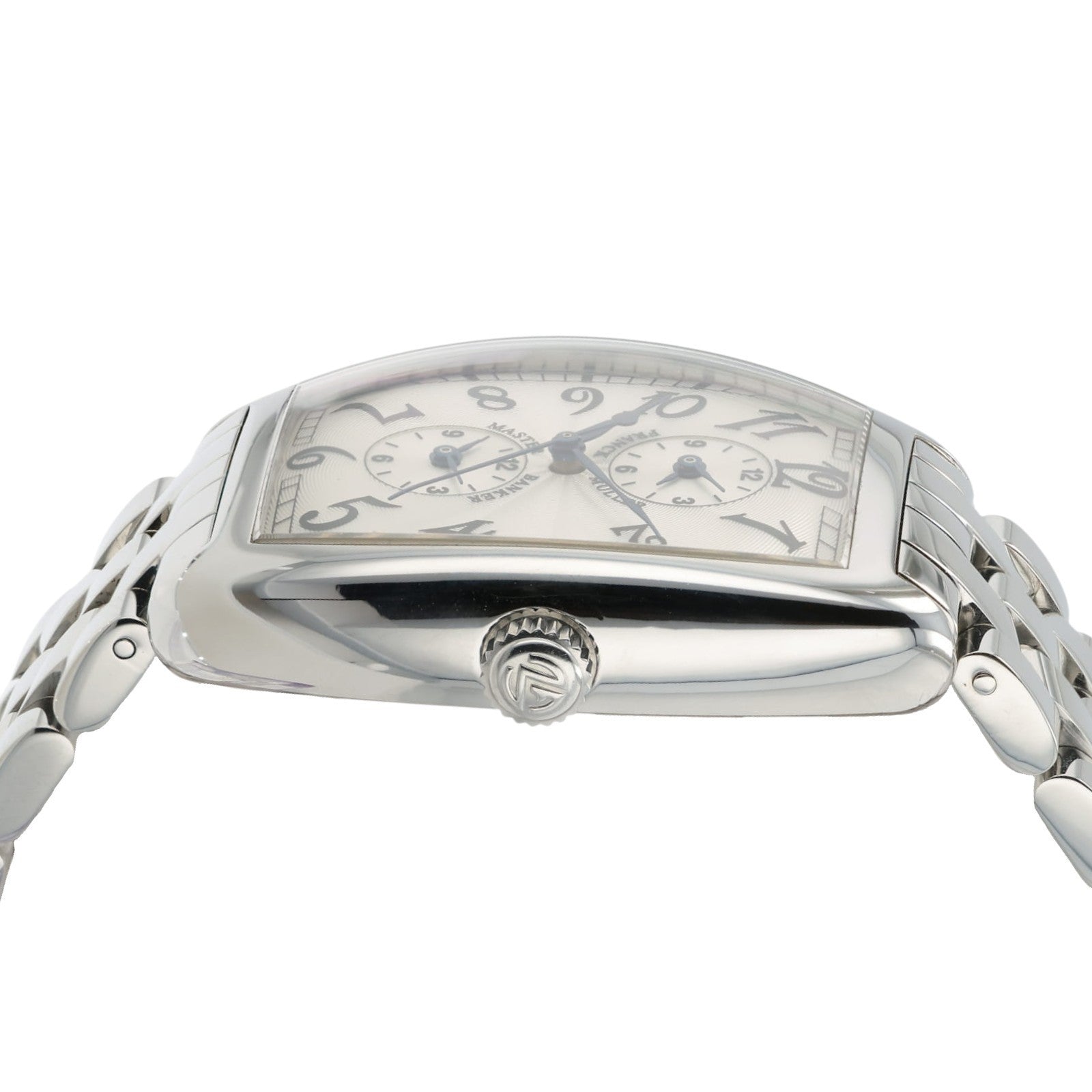 Franck Muller Master Banker Silver Dial Steel 32mm Automatic Mens Watch 2852MB