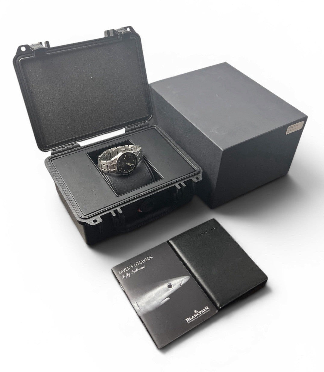 Blancpain Fifty Fathoms Gray Dial Steel 43mm Automatic Men’s Watch 5000-1110-70B