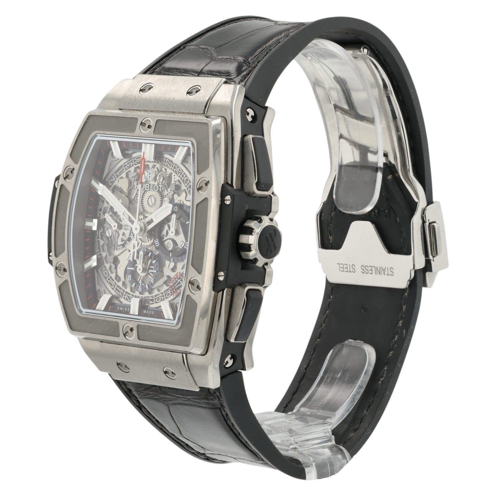 Hublot Spirit Of Big Bang Skeleton Dial Titanium 42mm Automatic 641.NX.0173.LR