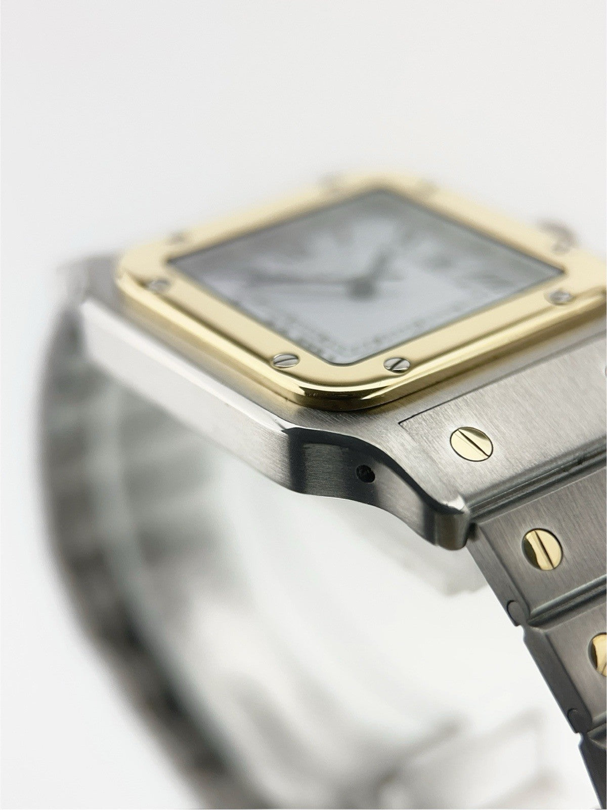 Cartier Santos Gold & Steel Silver Dial 29mm Automatic Men’s Watch 2961