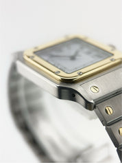 Cartier Santos Gold & Steel Silver Dial 29mm Automatic Men’s Watch 2961