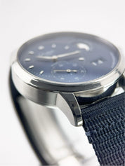 Glashutte PanoMaticLunar Automatic Steel Blue Dial Men's Watch 1-90-02-46-32-01