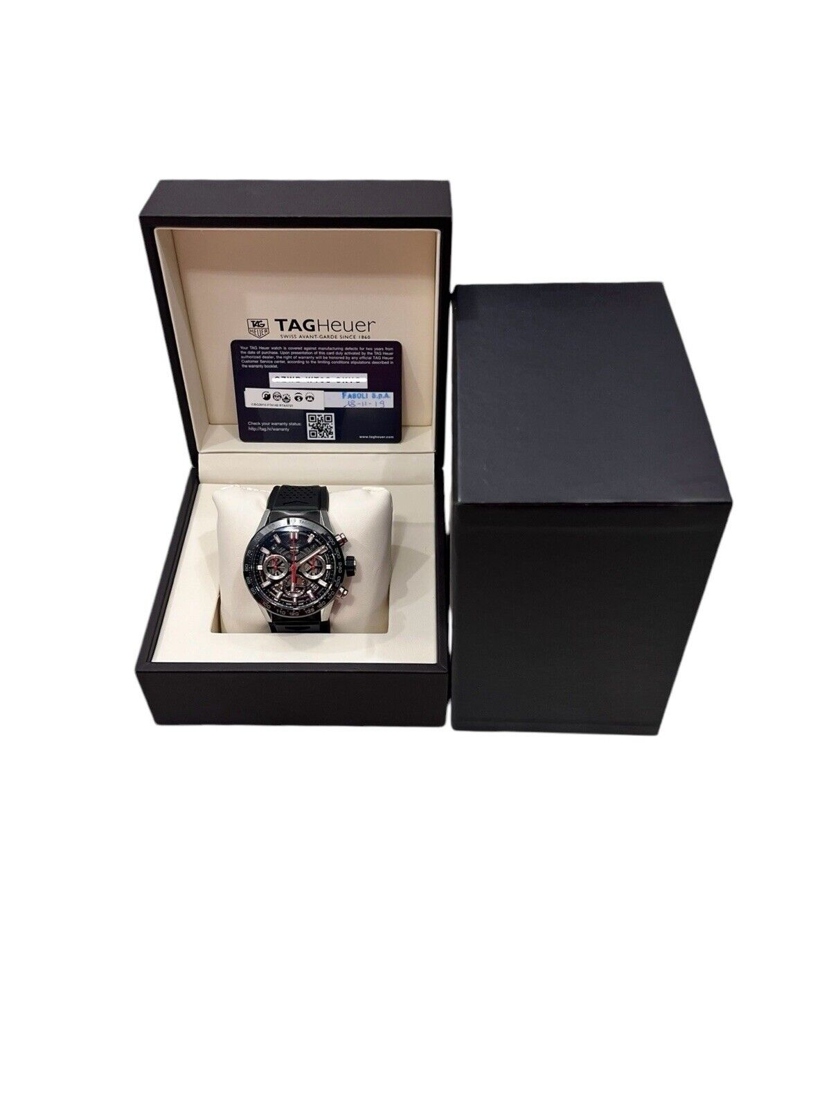 Tag Heuer Carrera Stainless Steel Black Dial 43mm Automatic Men’s Watch CBG2010