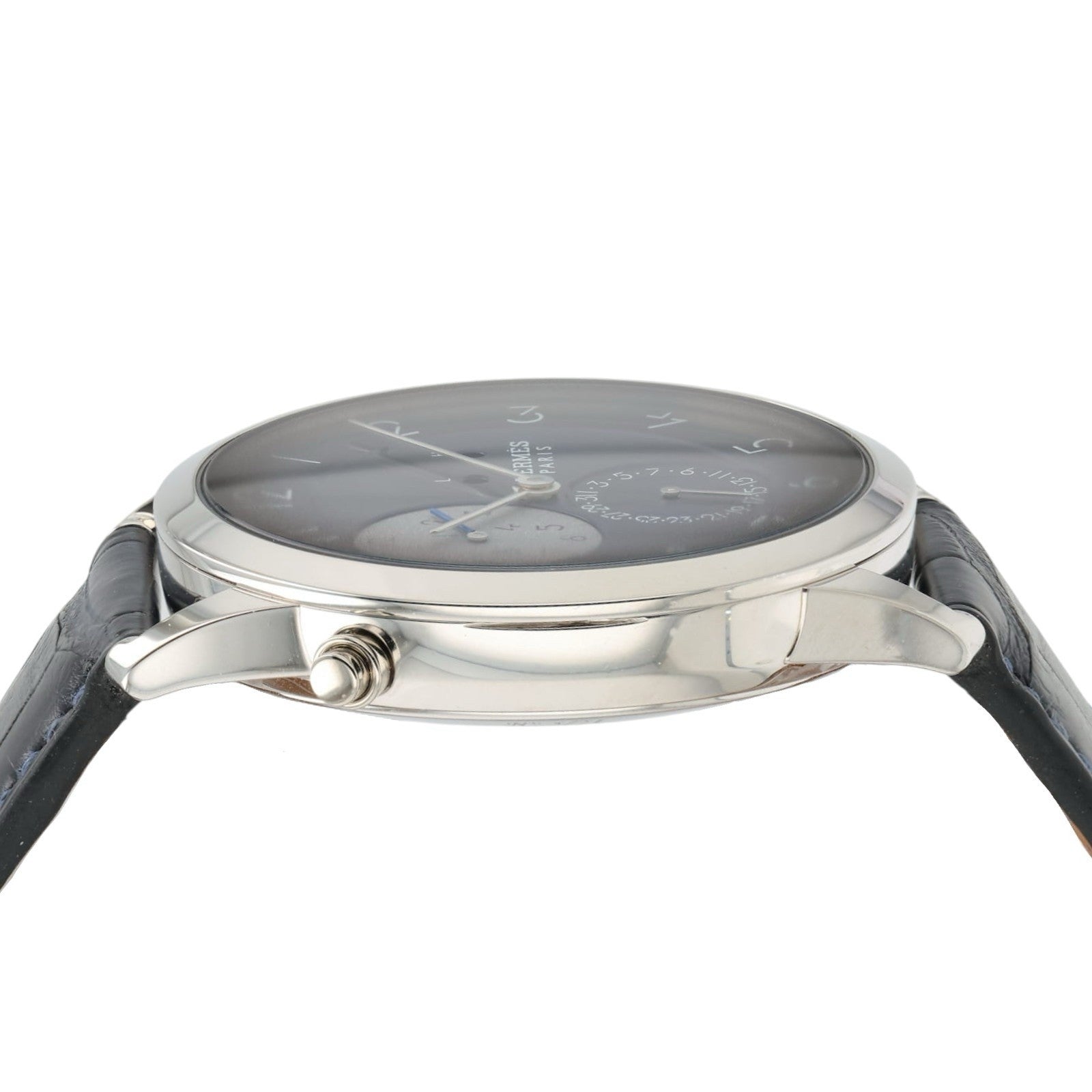Hermes Slim GMT Hodinkee Blue Dial Stainless Steel 39.5mm Automatic Men’s Watch