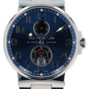 Ulysse Nardin Stainless Steel Blue Dial 41mm Automatic Men’s Watch 263-66