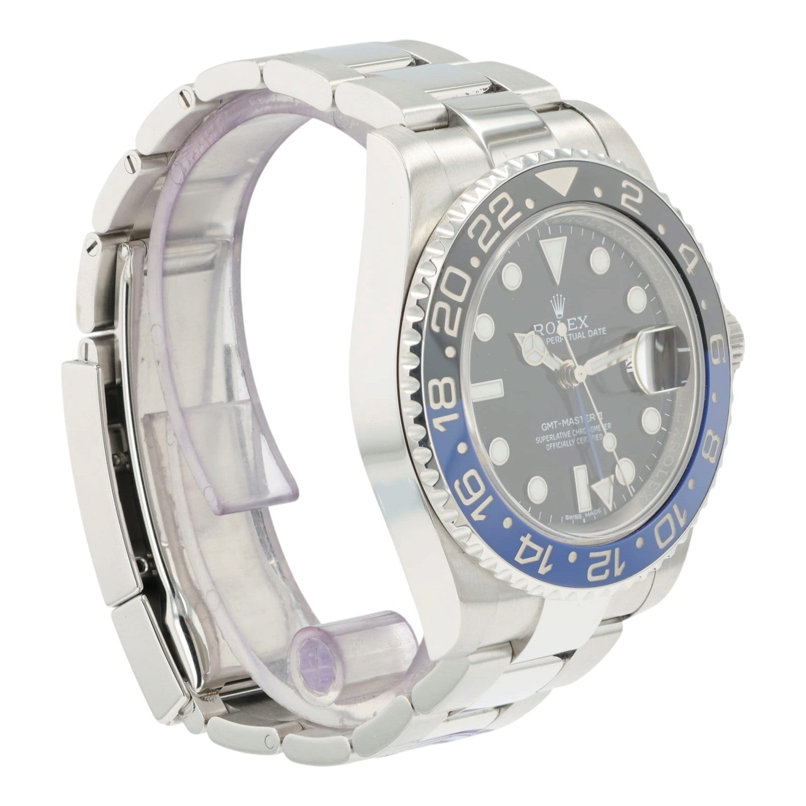 Rolex GMT Master II "Batman" Black Dial Steel 40mm Automatic Mens 116710BLNR