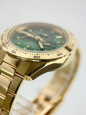 Zenith Chronomaster Sport 18k Yellow Gold Green Dial 41mm Automatic 30.3100.3600