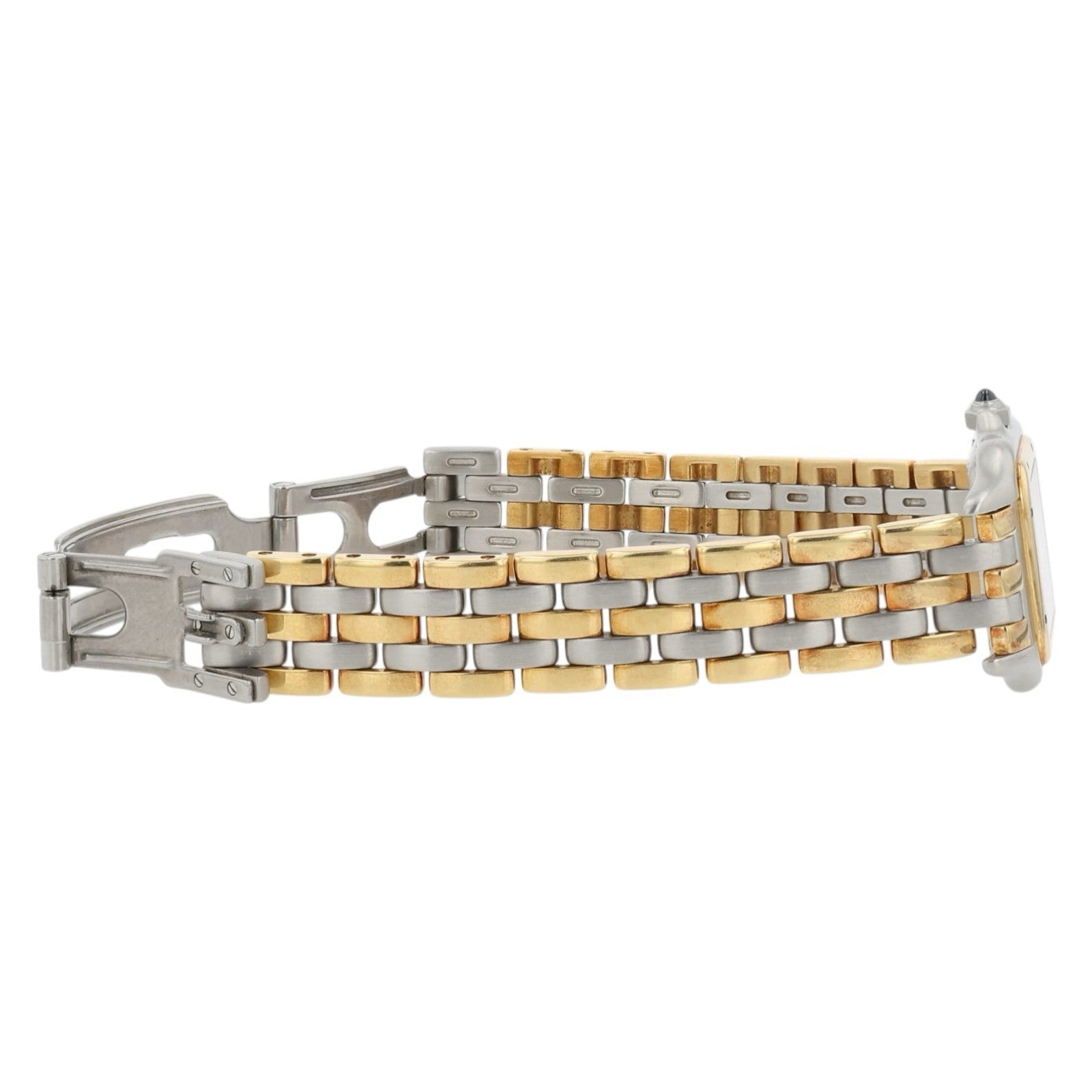 Cartier Panthere 3 Row Silver Dial Gold & Steel 22mm Quartz Women’s 84083244