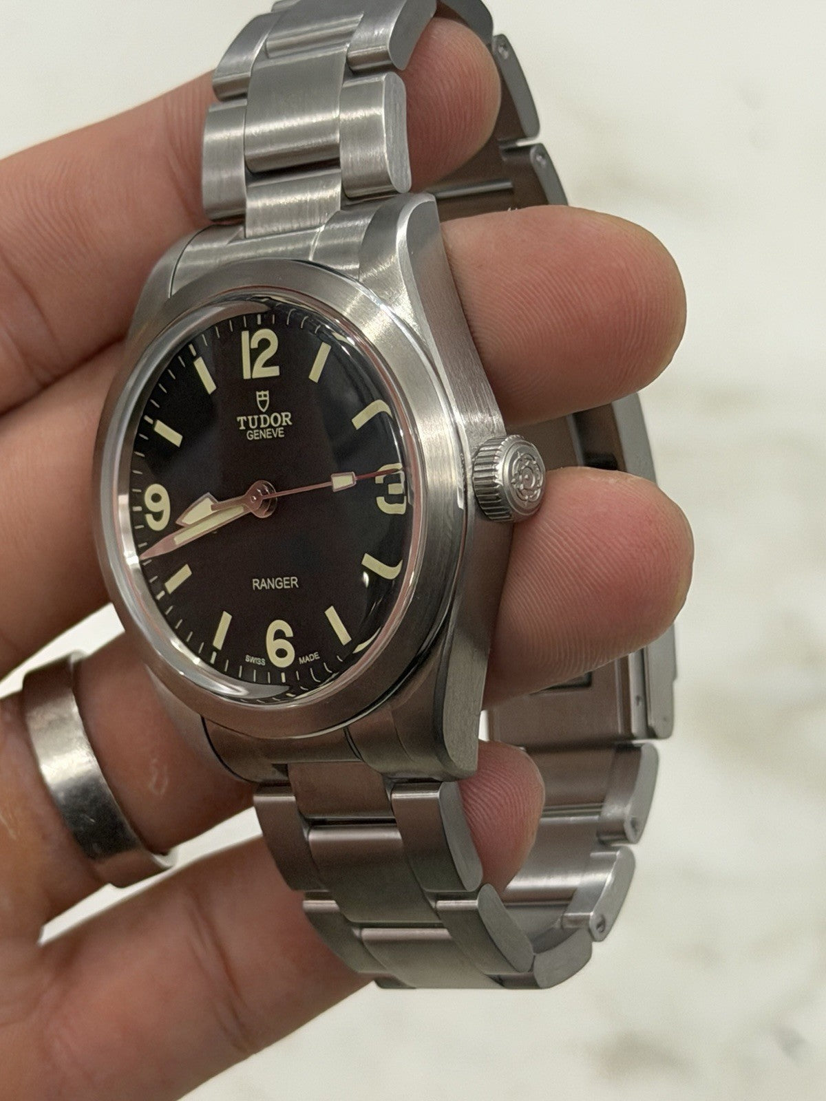 Tudor Ranger 39mm Stainless Steel 79950 Black Dial Automatic Mens Watch
