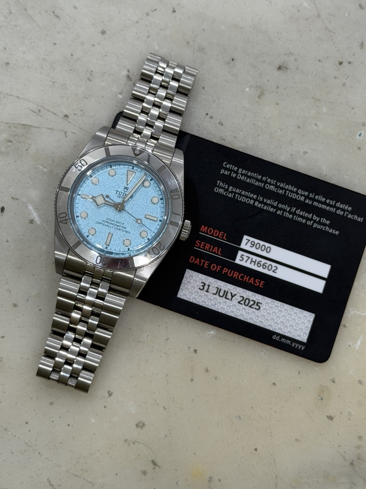 2025 Tudor Black Bay 54 Stainless Lagoon Blue 37mm Watch M79000-0001