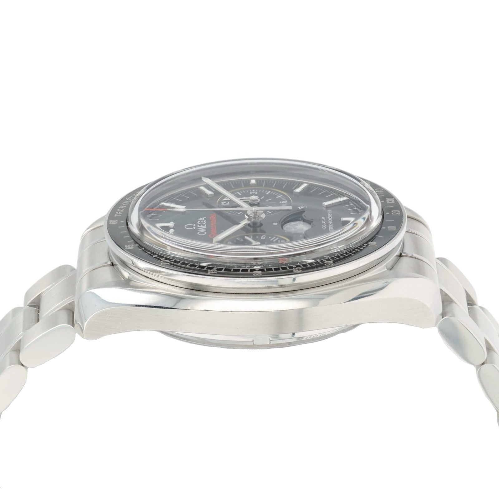 Omega Speedmaster Moonphase Black Dial Steel 44mm Automatic 304.30.44.52.01.001