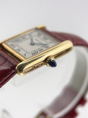 Cartier Tank Louis 18k Yellow Gold 20mm Manual Wind Women's Watch