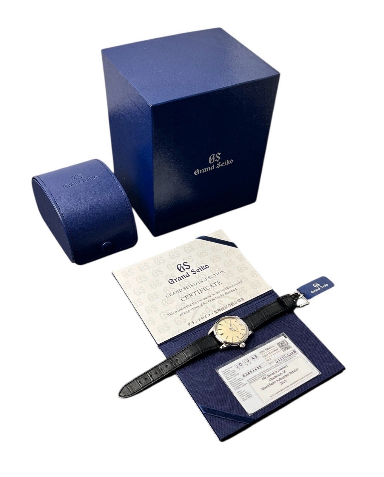 Grand Seiko Elegance Stainless Steel Ivory Dial 37mm Manual Wind Mens SBGW231