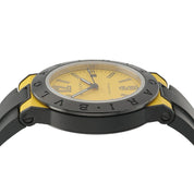 Bvlgari Diagono Magnesium Yellow Dial Steel 41mm Automatic Men’s Watch DG 41 SMC