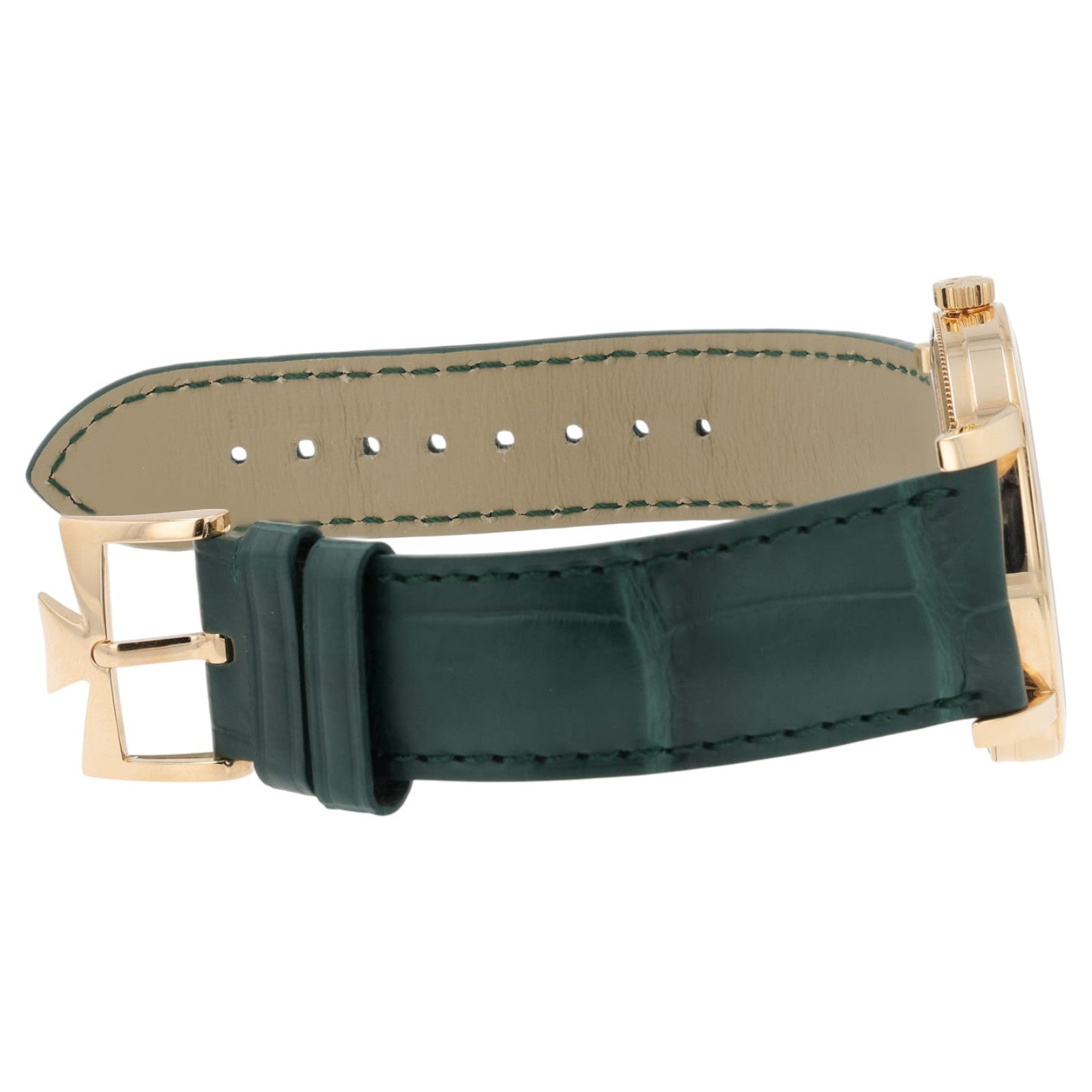 Vacheron Constantin Traditionnelle Green Dial 18k Rose Gold 38mm Manual Wind