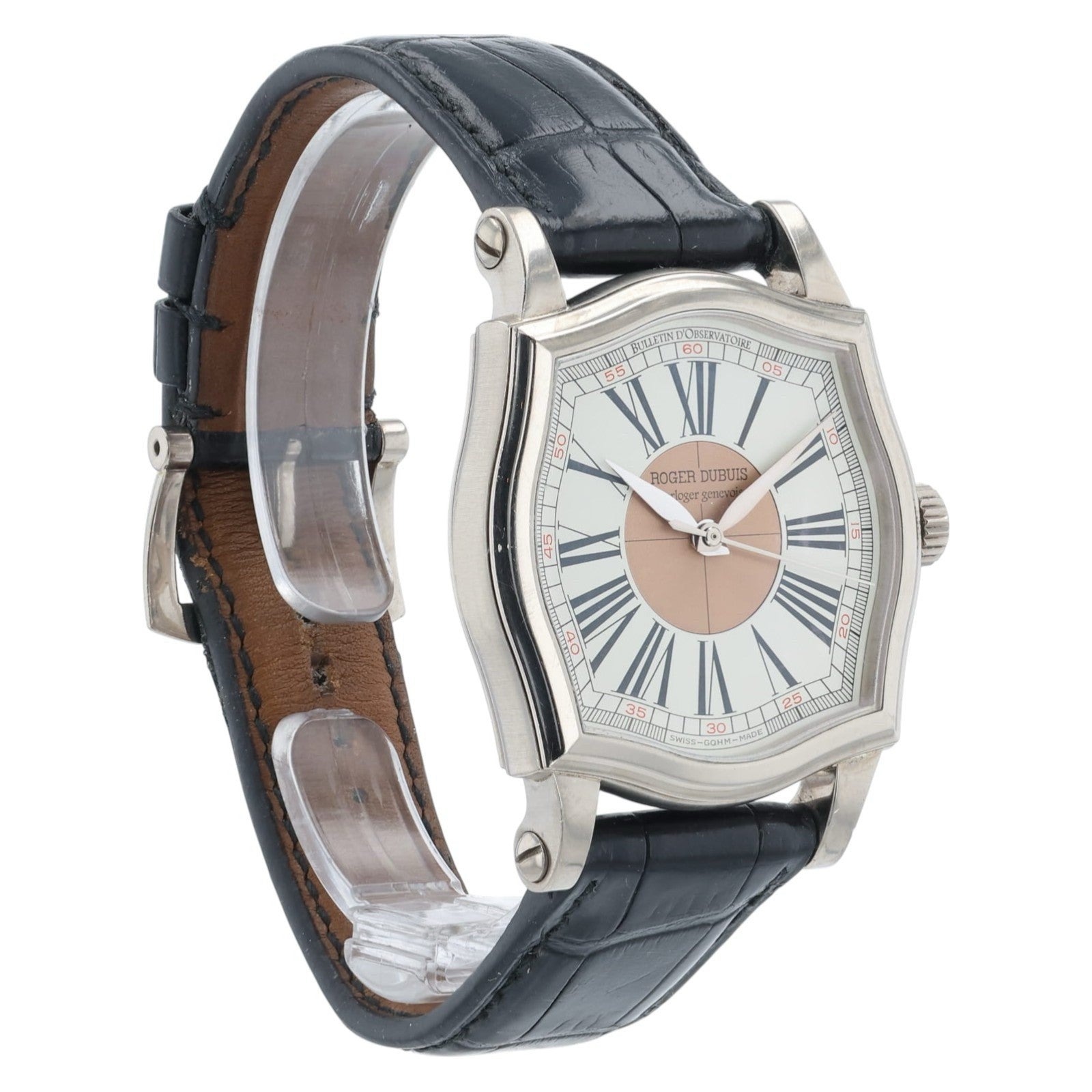 Roger Dubuis Sympathie Ivory Dial 18k White Gold 39mm Automatic Mens Watch 26276